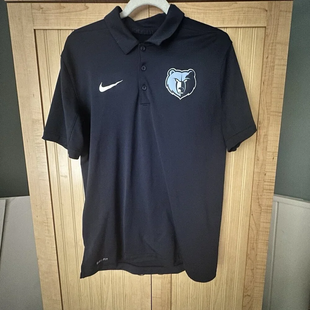NIKE Dri-fit Memphis Grizzlies Official Men's Staff team Shirt men's Medium‎